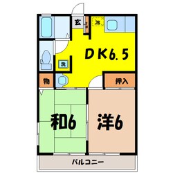 メゾンボヌール（高崎市上豊岡町）の物件間取画像